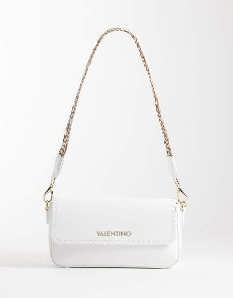Valentino - Bolso de hombro blanco con correa bandolera Aleksandra - view 1