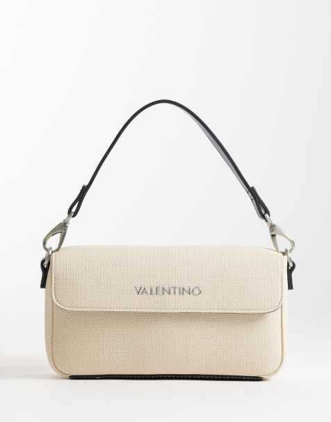 Valentino - Bolso de hombro veraniego color crema y negro Alexia  - view 1