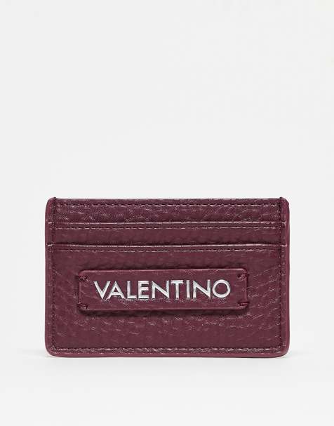 Valentino - Bordeaux kortholder med tekstur - view 1