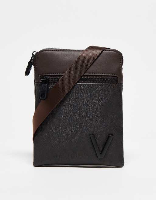 Valentino - Bosa - Crossbody tas in bruin/zwart