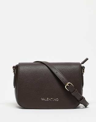 Valentino Valentino brixton classic crossbody bag in dark brown