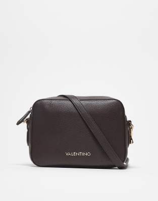 Valentino - Brixton - Kamera-Umhängetasche in Dunkelbraun-Brown