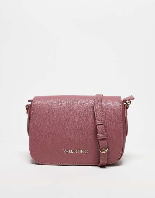 Valentino – Brixton – Rosa axelremsväska med viklock