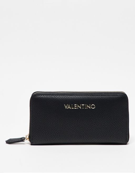 Valentino - Brixton - Sort pung med omkringgående lynlås