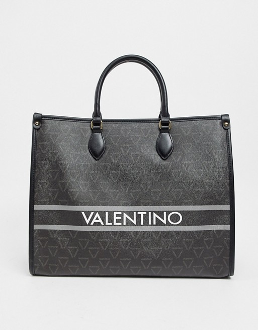 Valentino Bags Babila logo tote in black