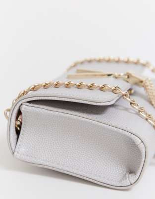 valentino grey clutch bag