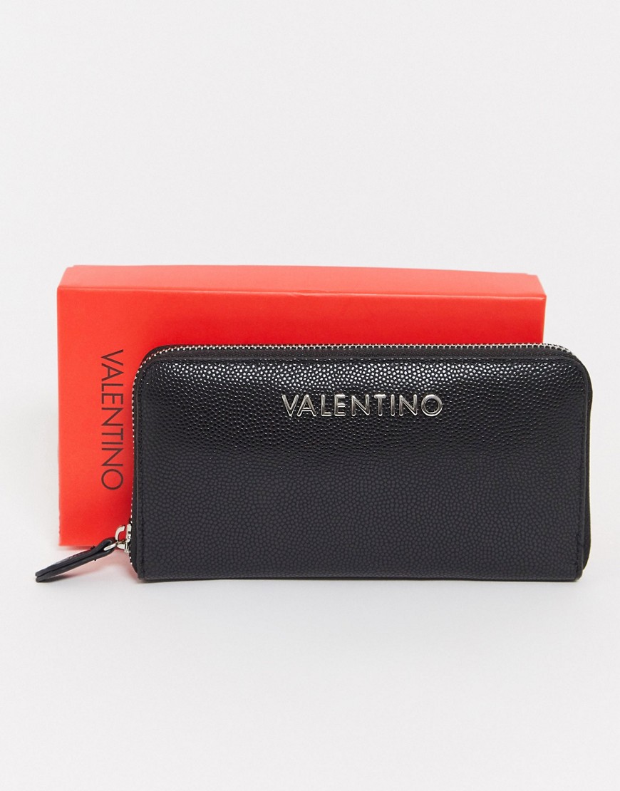 Valentino by Mario Valentino – Divina – Svart plånbok med dragkedja runt om