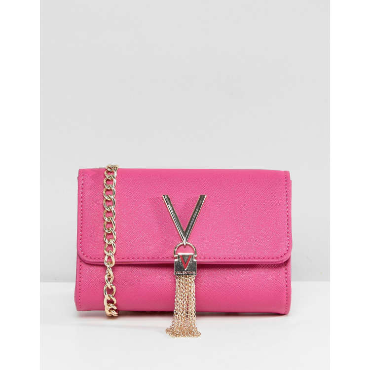 Valentino by Mario Valentino Foldover Tassel Cross Body Bag in