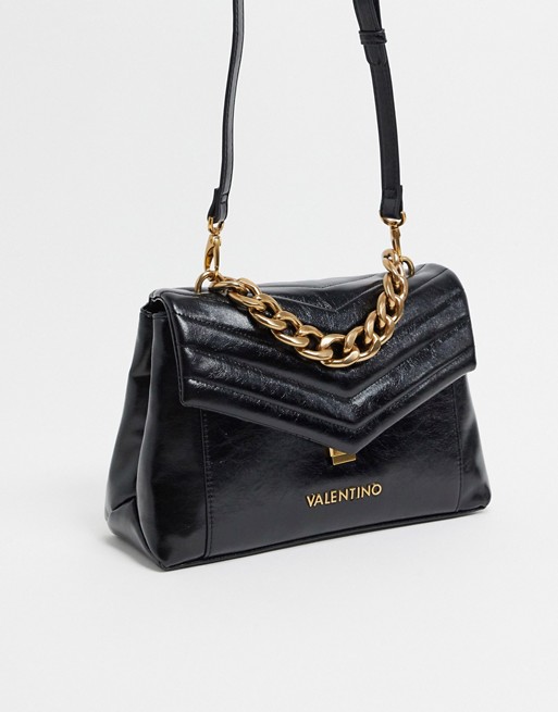 Valentino by Mario Valentino Grifone quilted cross body bag with chain