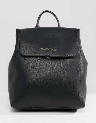 valentino by mario valentino tumbled black soft tote bag in black