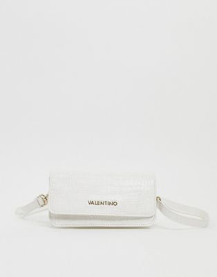 white croc cross body bag