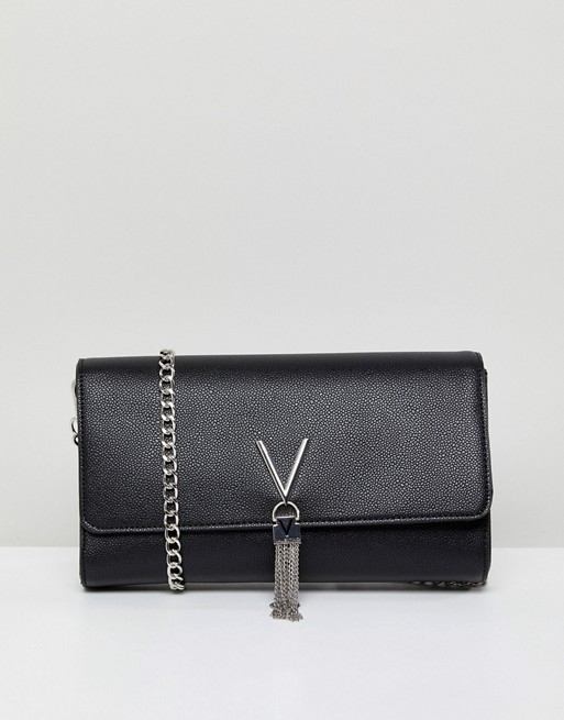 Valentino by Mario Valentino Tassel Detail Clutch Bag With Cross Body ...