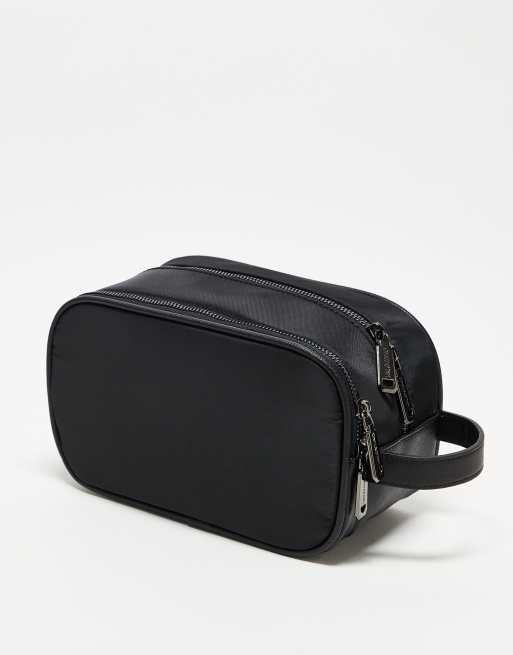 Valentino cardano soft wash bag in black ASOS