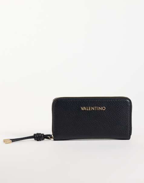 Valentino - cartera Saphira con cremallera alrededor en negro - view 1