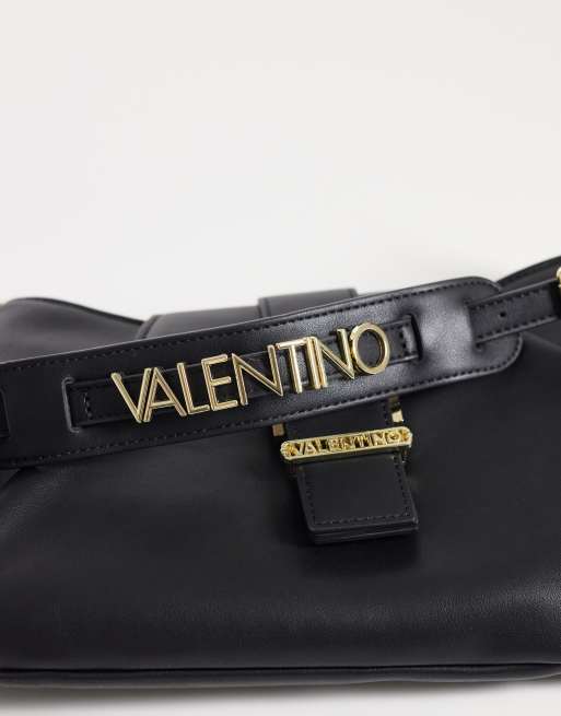 Valentino – Cassandra – Tasche in Schwarz mit Schnallendetail und Henkel , 3 von 4