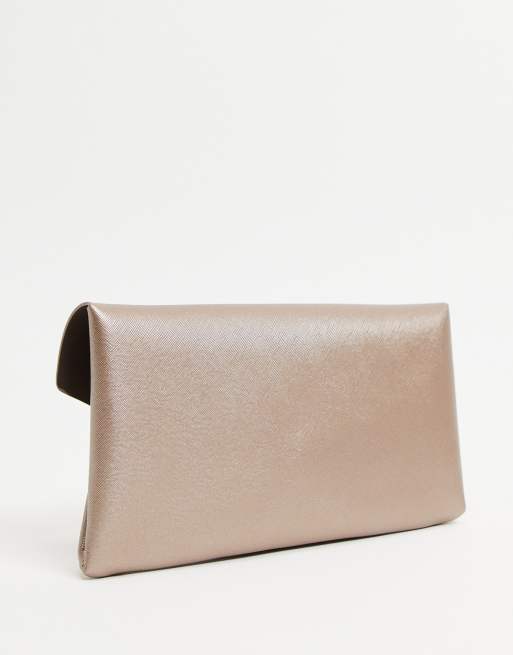 Valentino - Clutch-taske i rosaguld med kæderem, 2 af 4
