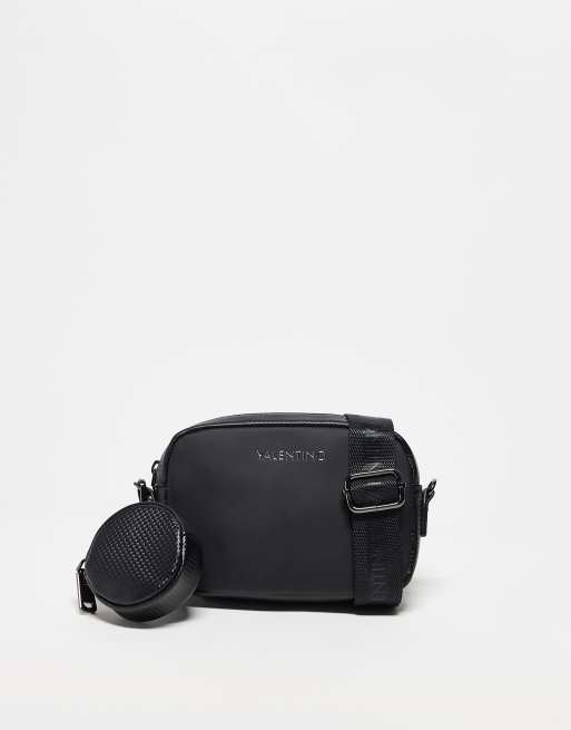 Valentino - Cosmos - Crossbody tas met textuur en airpod-tasje in zwart