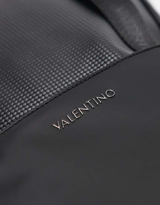 Valentino cosmos large nylon tote bag with crossbody strap in black , 2 of 3