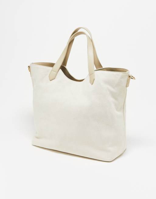 Valentino – Courmayeur – Torba typu shopper w kolorze ecru, 2 z 4