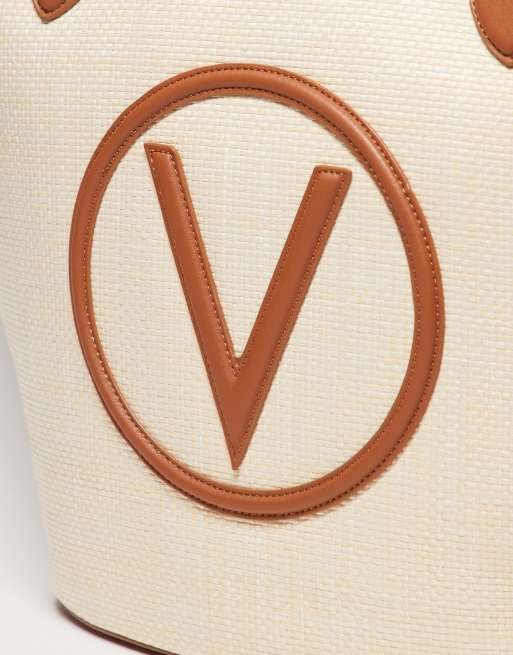 Valentino Covent shopper bag with removable pouch in tan, 3 of 4