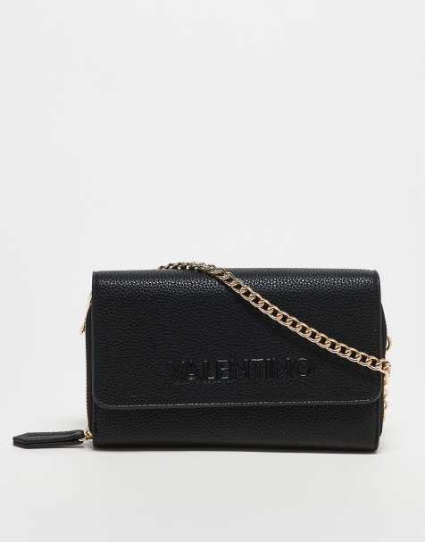 Valentino – Czarna torebka crossbody z łańcuszkiem i pudełkiem prezentowym - view 1