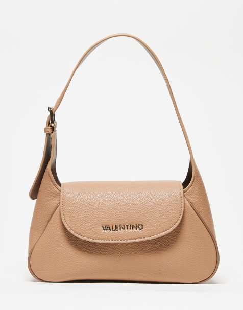 Valentino – Daphne – Beżowa torebka na ramię z klamrą - view 1