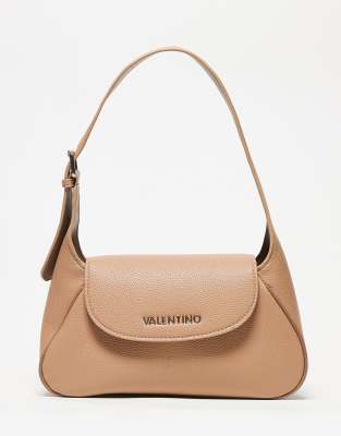 Valentino Valentino Daphne buckle detail shoulder bag in beige - BEIGE-Neutral