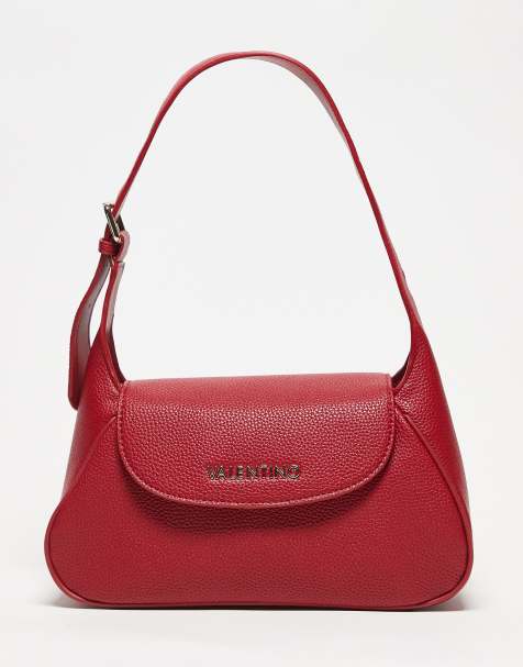 Valentino – Daphne – Schultertasche in Rot mit Schnallendetail - view 1