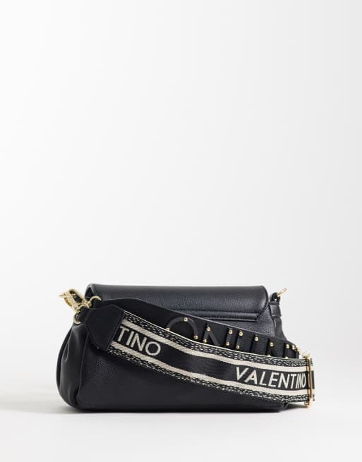 Valentino - Dea Re - Borsa da spalla a tracolla piccola nera, 4 di 4