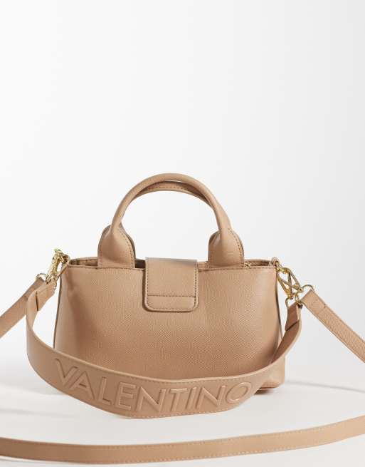 Valentino - Dione Re - Sac à main avec poignée supérieure structurée - Beige neutre , 4 de 4