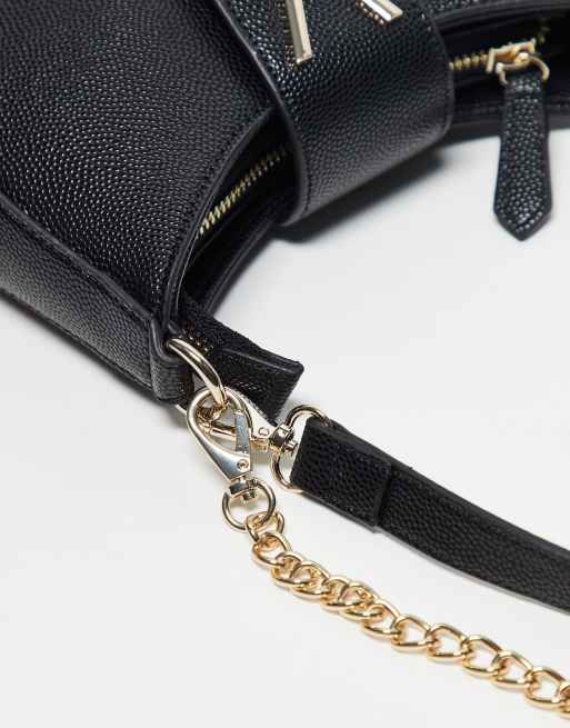 Valentino Divina baguette shoulder bag with tassle detail in black ASOS