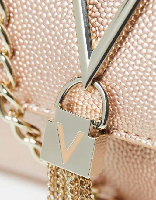 Bags Divina Tracolla Oro Rosa Color Oro Rosa Pochette Oro Chiaro