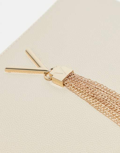 Valentino - Divina - Clutchtas in crème en goud , 2 van 3