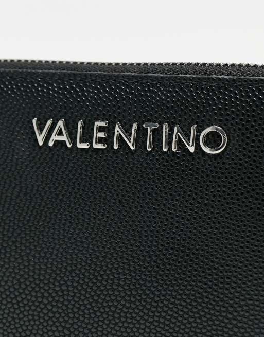 Valentino – Divina – Geldbörse in Schwarz mit Rundum-Reißverschluss, 3 von 4