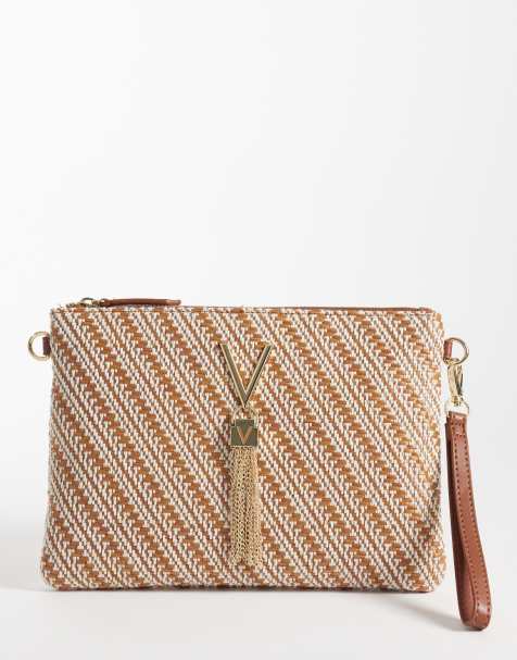 Valentino - Divina - Pochette d'été à rayures - Neutre - view 1