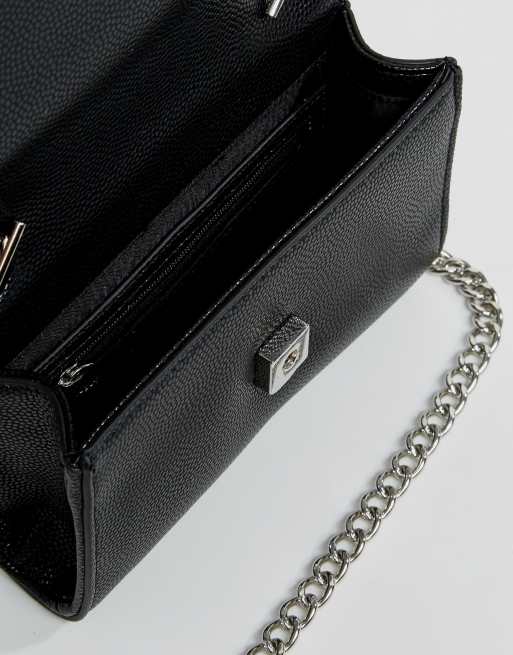 Valentino - Divina - Sort crossbody-taske med foldeklap og kvast, 3 af 3