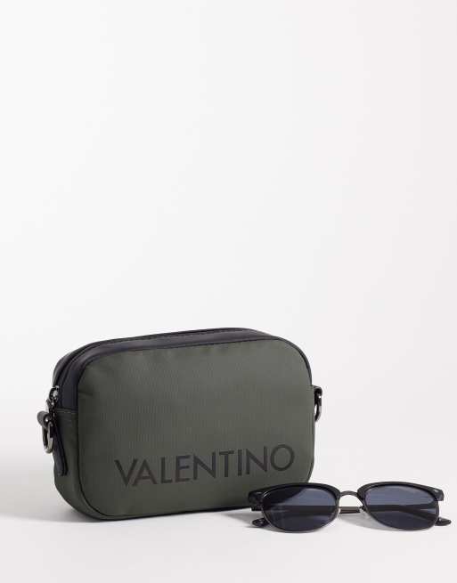 Valentino – Dragonhawk – Mörkgrön axelremsväska med AirPod-fodral, 2 av 4