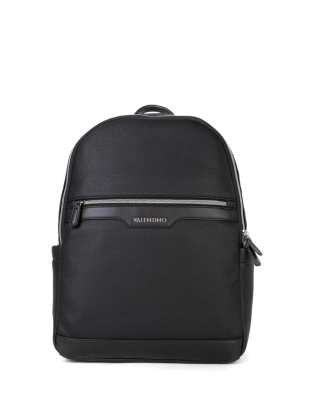 Valentino Efeo backpack with front zip pocket in black