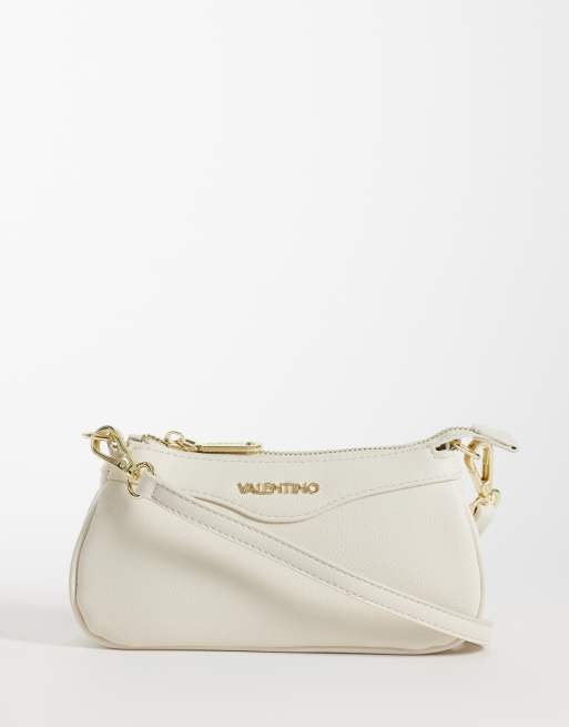 Valentino - Elly - Borsa da spalla piccola color crema 