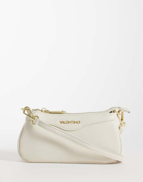 Valentino - Elly - Cremehvid mini-skuldertaske - view 1