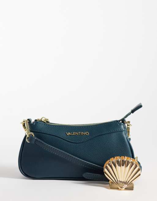 Valentino elly mini strap shoulder bag in deep teal, 2 of 4