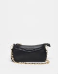 [Valentino] Valentino Elly small crossbody bag with branded chain strap in black No Size BLACK