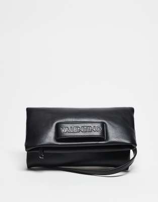 Valentino - Encanta - Clutch in Schwarz mit Riemendetail