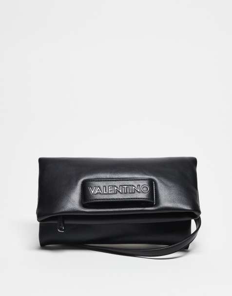 Valentino – Encanta – Clutch in Schwarz mit Riemendetail - view 1