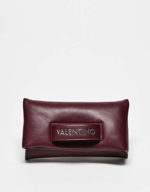 Valentino – Encanta – Vinröd kuvertväska med axelrem