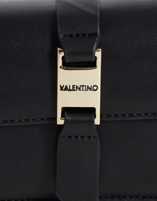 Valentino - Eos Re - Mini schoudertas met metalen sluiting in zwart , 3 van 4