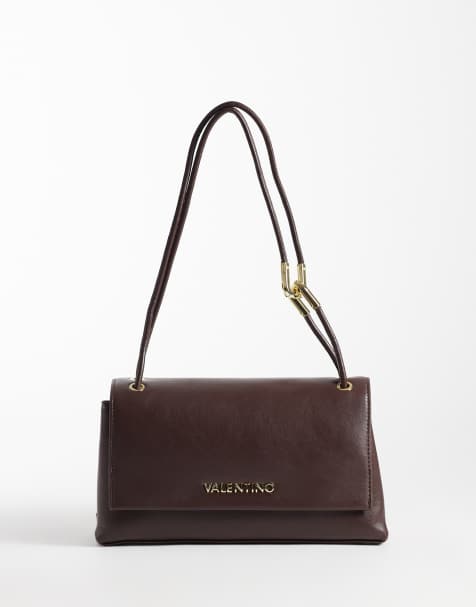 Valentino fablere shoulder bag in dark brown - view 1