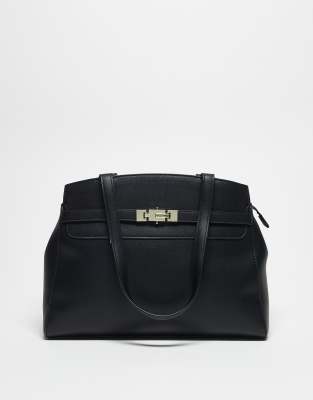 Valentino Valentino Fae Re handheld tote bag in black - BLACK