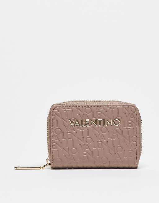 Valentino - Falak - Portemonnee met rits rondom in taupe 