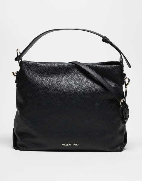 Valentino - Farrah - Borsa shopping morbida nera testurizzata - view 1